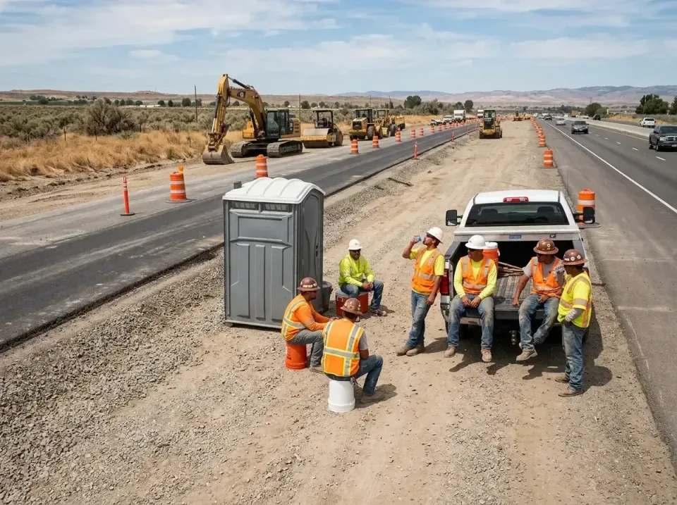 highway-road-construction-crew-007 — frequently asked questions, Porta Potty and Restroom Rentals in Carlisle, AR